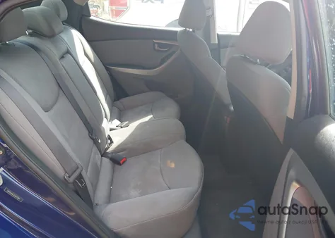 2012 Hyundai Elantra Gls from USA, damaged, VIN 5NPDH4AE2CH072661